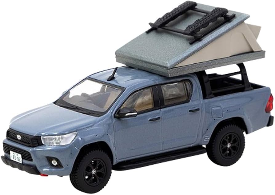 Amazon | TARMACWORKS 1/64 Toyota Hilux Grey 完成品 T64R-041-CAMP